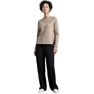 STREET ONE Pullover met split, Honey Sand Melel., 44