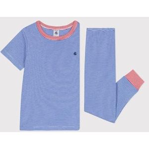 Petit Bateau jongens slaapromper, Perse/Marshmallow, 3 Jaar