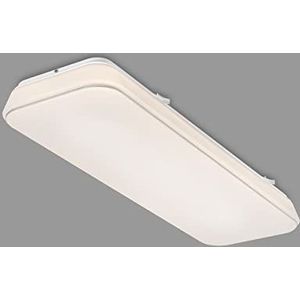 BRILONER - LED plafondlamp dimbaar in 3 stappen, 24W, memory functie, warm wit, LED paneel rechthoekig, wit, 607x187x57mm (LxBxH)