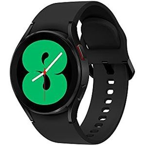 Samsung Galaxy Watch4 Smartwatch met gezondheidsbewaking, fitnesstracker, lange batterijduur, Bluetooth, 40 mm, zwart