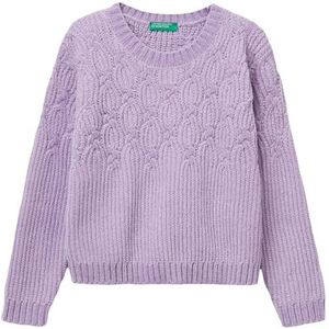 United Colors of Benetton Trui voor meisjes en meisjes, Paars, 4 anni
