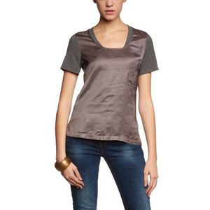 Calvin Klein Jeans T-shirt voor dames, grijs (9W8), 40