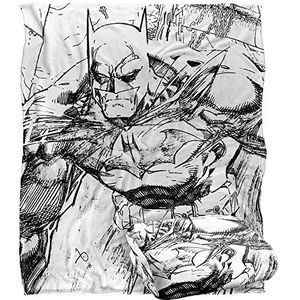 BATMAN Silky Touch Super Zachte Sprei Deken, 152 x 127 cm