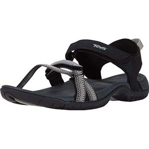 Teva Verra sandalen met open teen voor dames, Zwart Antigue Zwart Multi Abml, 37 EU