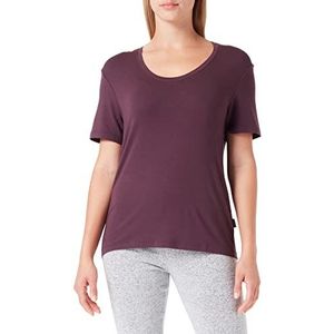 Calvin Klein T-shirt voor dames, Paars (Power Plum), M