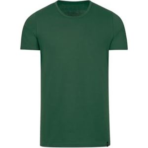 Trigema Heren T-shirt van katoen/elastaan, groen (klimop 072), XL