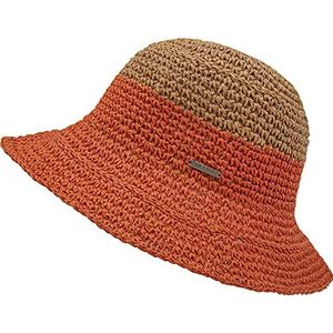 CHILLOUTS Dames Wisla Hat Zonnehoed, oranje/bruin, S/M