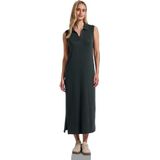 Street One - Mouwloze Jurk - Gebreid - Viscosemix - Zijsplitten