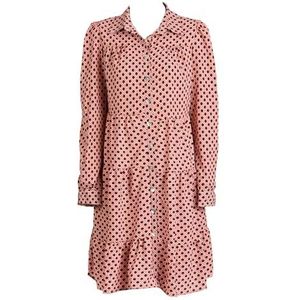 SOHUMAN Spinner-jurk voor dames, Bordeaux, one size