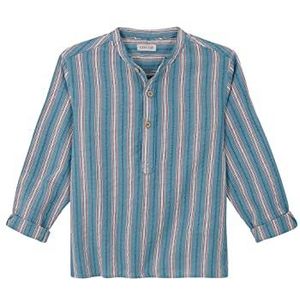 Gocco dobby kinderhemd, Groen, nieuw, 9-10 jaar