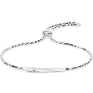 Calvin Klein Dames ELONGATED DROPS Collectie Ketting Armband Roestvrij staal - 35000341, Eén maat, Roestvrij staal, Geen edelsteen