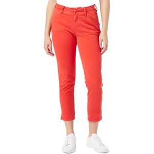 Mavi Miranda Straight Jeans voor dames, Rood (Neon Flame Satijn Str 30121.0), 30W / 32L