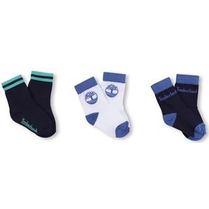 Timberland T60740 Babysokken voor jongens, Indigoblauw, 17