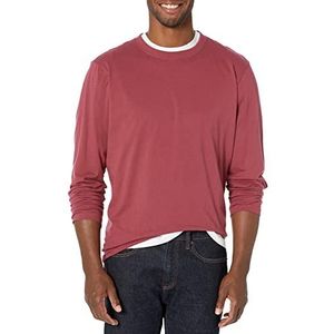 Gap V-ls Everyday Soft-Solid T-shirt voor heren, Rode Klei, XXL