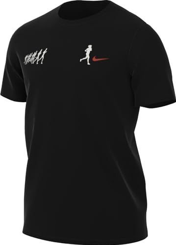 Nike Top Heren Dri-Fit Tee Run Energy, Black, FV8392-010, S
