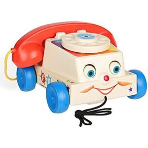 Fisher-Price Classics 1694 Chatter Telephone, Retro Baby Push Along Toy, Role Play for Kids, Toddler Phone, Classic Toy with Retro Style Packaging, Pretend Play Toys for Boys and Girls Aged 12 Months