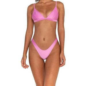 FAE House - Luna Bikini Top - Cosmic - Luxe Dames Zwemmode - Roze - 100% Duurzame stof - Koude handwas - Maat M