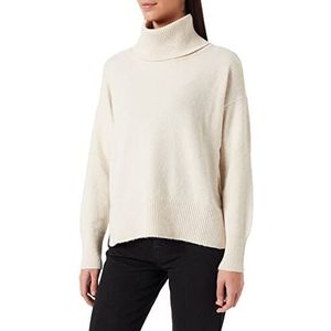 VERO MODA Vrouwelijke gebreide poncho VMDOFFY LS cowlneck blouse GA NOOS, berken/details: melange, XS