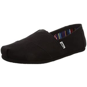 TOMS Dames Classics Loafers Flat, Nero Schwarz, 36 EU