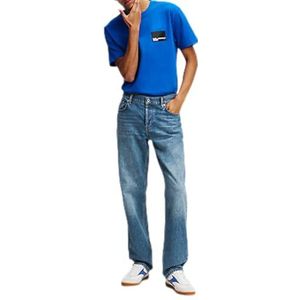 Karl Lagerfeld Jeans, Heren, Rechte Denim, Rechte Pijpen, Gewassen Donkerblauw, 2830