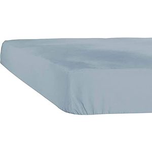 De Witte Lietaer Case hoeslaken, Jersey, katoen, Ice Blue, 180 x 200 x 40 cm