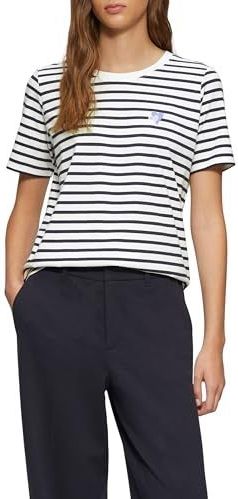 s.Oliver - T-Shirt - Gestreept - Casual Pasvorm