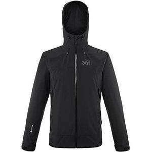 Millet - Grands Montets GTX JKT M - hardshell jas voor heren - waterdicht Gore-Tex membraan - bergbeklimmen, wandelen, trekking, lifestyle - zwart