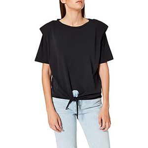 ONLY Dames Onlamy Padded Shoulder Knot Ss DNM Tee T-shirt