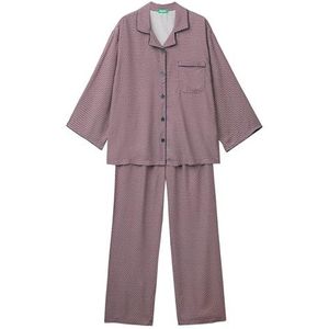 United Colors of Benetton Pig(hemd+broek) 4X9X3P00J Pyjamaset, meerkleurig, XXS dames, Veelkleurig., XXS