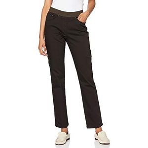 RAPHAELA by BRAX Dames slim fit jeans broek Style Pamina Stretch met elastische tailleband, bruin, 50 NL Kort