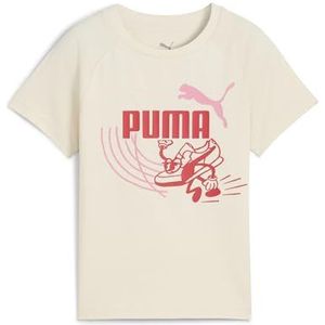 PUMA - Little Runners - T-shirt - Groen - Katoen