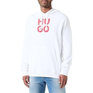 HUGO Daltorreson sweatshirt voor heren, White100, XS
