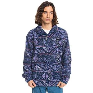 Quiksilver Clean Coasts - Half Zip Fleece - Heren - XS - Paars