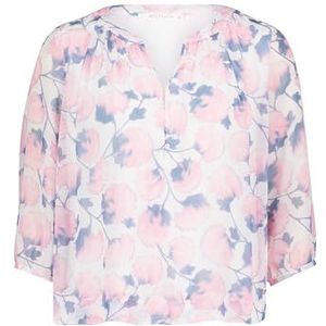 Betty & Co Dames 8623/3271 blouse, Classic Blue-Pink, 42, Classic Blue-pink, 42