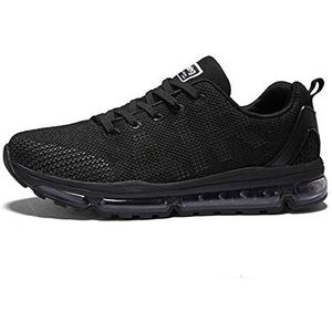 Axcone Heren Dames Schoenen Outdoor Running Fitness Lichte Ademende Gym Sneakers Hardloopschoenen voor verharde weg BK 45EU