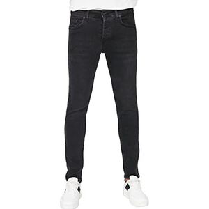 Trendyol Mannen normale taille skinny jeans, zwart, 29, Zwart, 29W