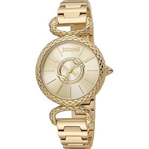 Just Cavalli Analoge kwartshorloge voor dames met armband van roestvrij staal JC1L148M0065