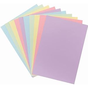 Baker Ross A4 Pastel papier knutselpapier - 100 vellen, Pastelkleuren papier voor kinderen (FC482)