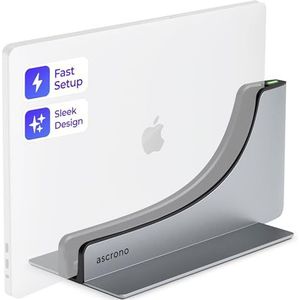 Ascrono Verticale dockinghub, compatibel met Apple MacBook Pro 16 inch, 2021 M1 en 2023 M2 & M3, met MagSafe-stekker, Thunderbolt-4 compatibel met 2 USB-C-poorten (40 Gbps)