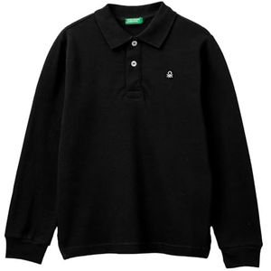 United Colors of Benetton Poloshirt M/L, Zwart, 130