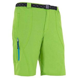 Izas Himalaya herenshorts, elastisch, lichtgroen/turquoise, XS