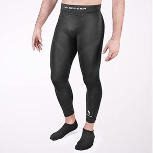 Ho Soccer Underwear Broek Performance Black Thermo-Mesh, lang, voor volwassenen, uniseks, zwart, S