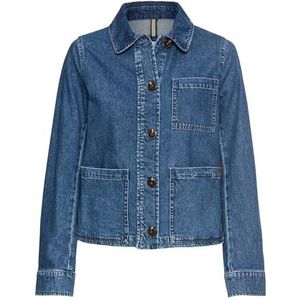 camel active - Spijkerjack - Blauw - Gemaakt van Katoen