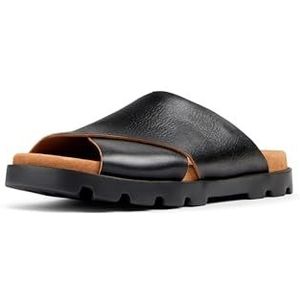 CAMPER Heren Brutus K100775 X-Strap sandaal, zwart 014, 42 EU, Zwart 014, 42 EU