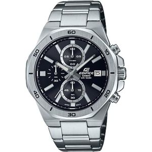 Casio Gemengd analoog-digitaal kwartshorloge met roestvrijstalen armband, Zilver, Modern