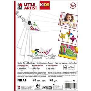 Marabu 03200000100 - KiDS Little Artist schilderpapier, 20 vel, DIN A4, FSC-mix