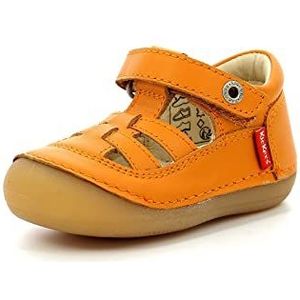 Kickers Sushy, uniseks kindersandalen, Oranje 17, 18 EU