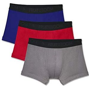 Fruit of the Loom Boxershorts voor heren (verpakking van 3), Korte Been - Micro Mesh - 3 Pack - Assorti, L