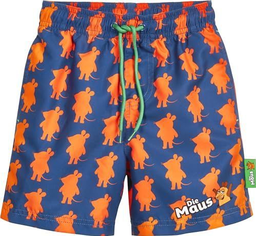Playshoes Strandshort met uv-bescherming, De muis piraat, 86-92