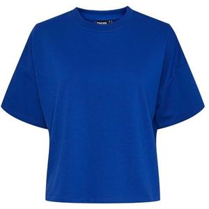 PIECES t-shirt dames, Mazarine Blue, S